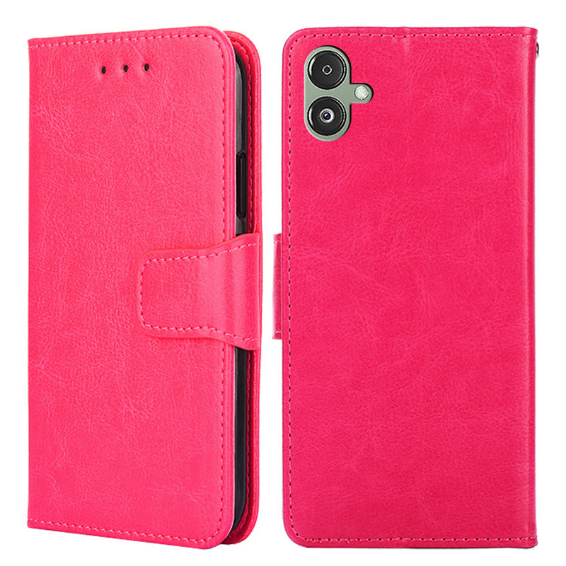 For Samsung Galaxy F14 5G Textured PU Leather Phone Case Wallet Stand Flip Cover For Samsung Galaxy F14 5G Textured PU Leather Phone Case Wallet Stand Flip Cover